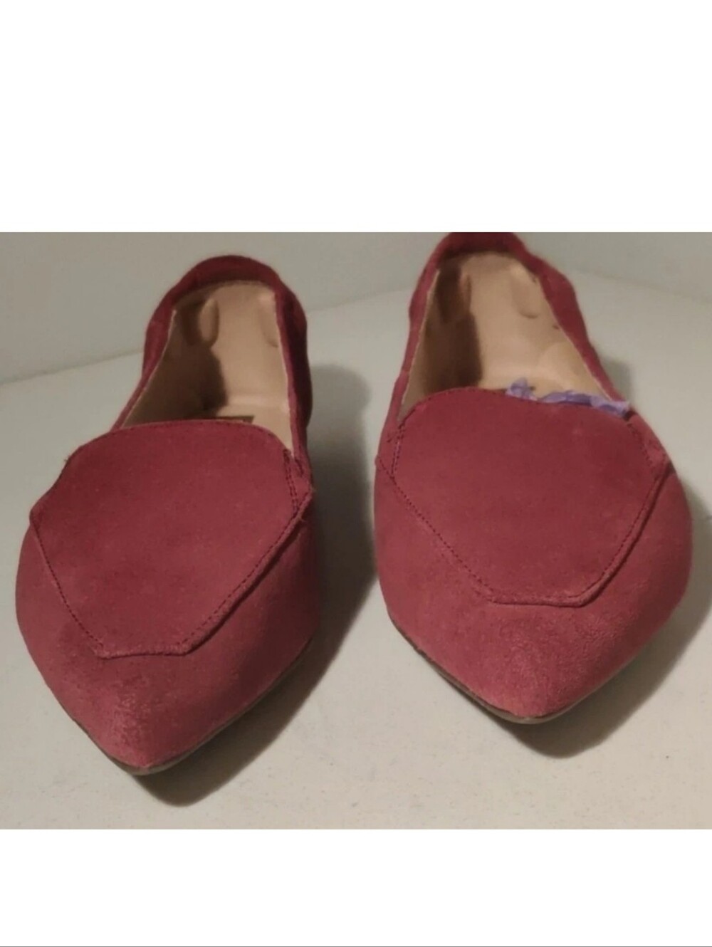 Hush Puppies Womens 8 Rusty Suede Pointe Loafers...New